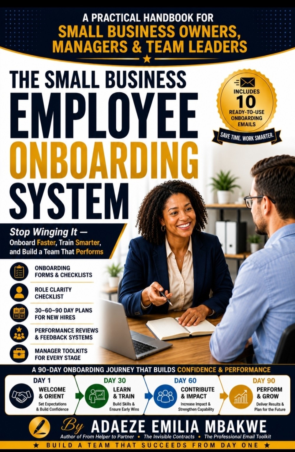 THE SMALL BUSINESS EMPLOYEE ONBOARDING SYSTEM cover